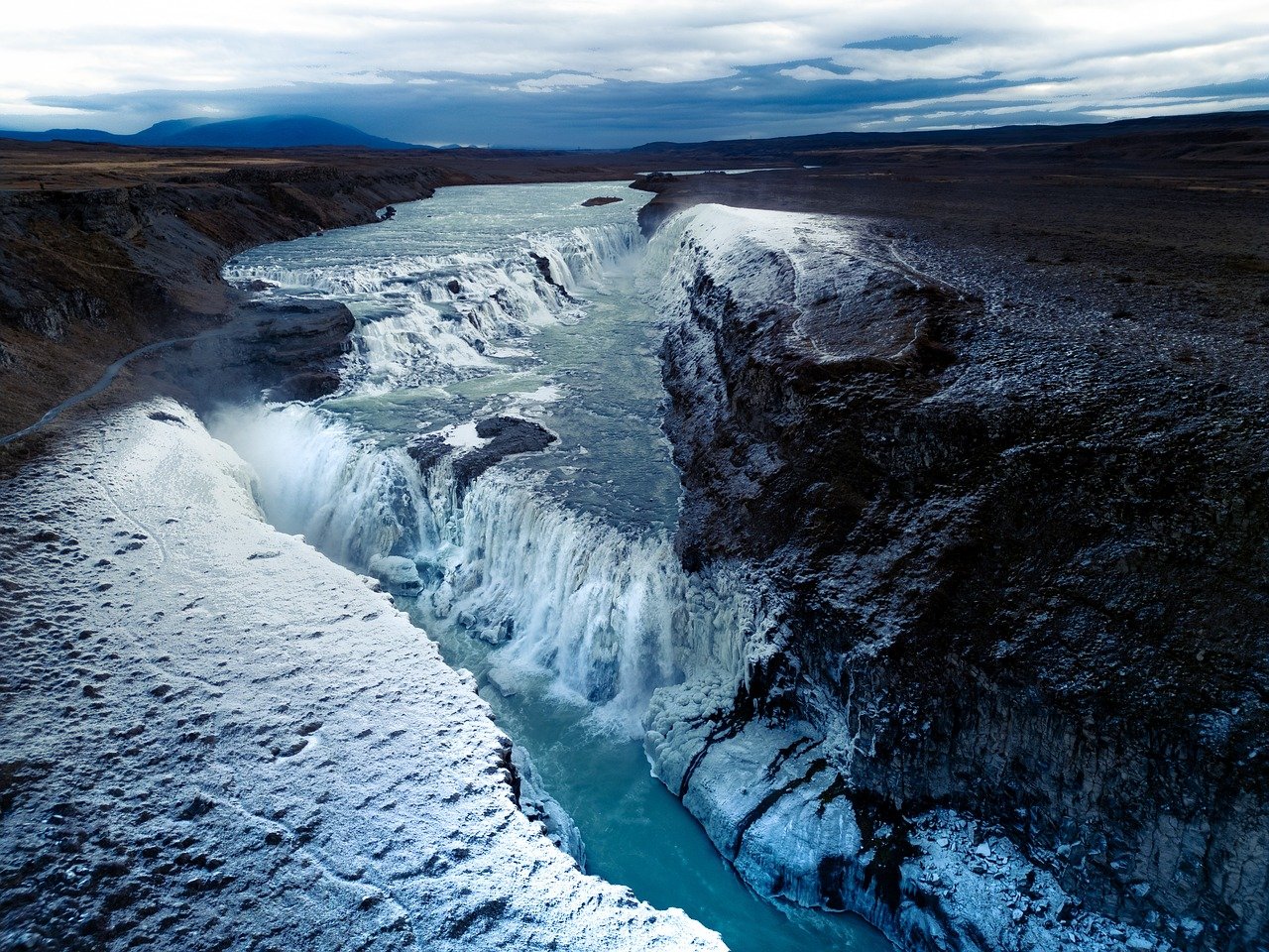 Blue Lagoon aerial view